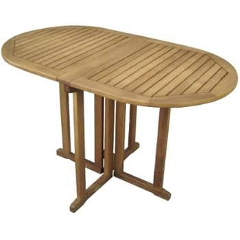 Amazon.de: Gartentisch BALTIMORE klappbar Gartentisch oval Balkontisch