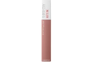 Maybelline Superstay Matte Ink Longlasting Liquid, Nude Lipstick, Up To 12 Hour Wear, Non Drying, 60 Poet, 5 ml, Pack Of 1