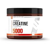Simple Nutritions Creatine Monohydrate Unflavoured 250 g I Aromasız Kreatin Tozu I 50 Servis I Servis Başına 5000 mg Kreatin 