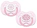 Produktbild Philips Avent - 2 x Schnuller mit Luftlöchern Verziert, Mädchen 0-6 meses Rosa