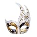 Produktbild X&MX Halloween Maske Tanzparty Performance Maske Venedig Flammenform,Gold