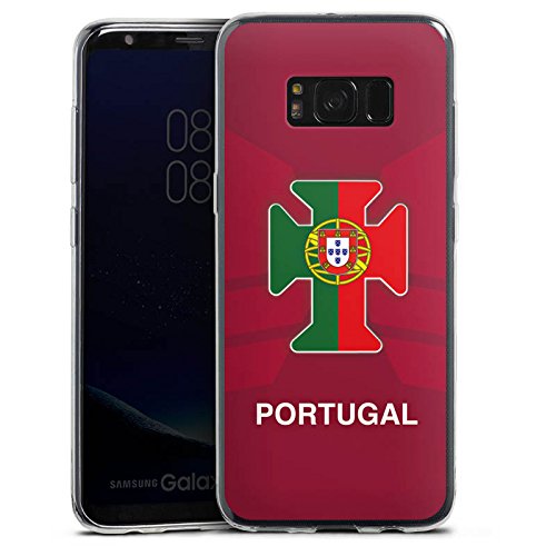 Samsung Galaxy S8 Slim Case Silikon Hülle Schutzhülle Portugal EM Trikot Fußball Europameisterschaft