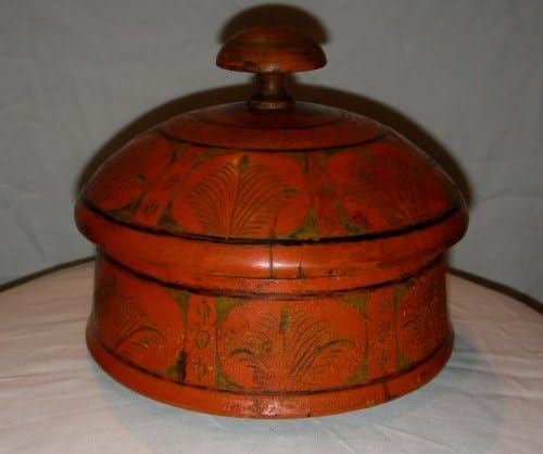 Galleria Farah Z-Porta Spezie Antico Tibetano 25 CM Diametro x 15 Altezza