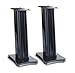 Price comparison product image Swans D Stand Matt Black Solid MDF Speaker Stand Pair