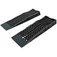 KATSU Plastic Car Ramps Low Profile, 5 Ton Capacity 2PCs Heavy Duty Garage Ramps for Lifting Automotive Vehicles Workshop Car Service and Repair 161925