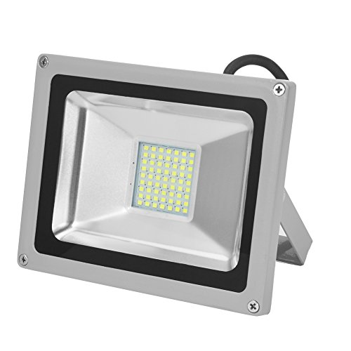 Preisvergleich Produktbild CSHITO 30W kaltweiß Led Strahler, Fluter, Wandstrahler außen und innen, Scheinwerfer, Industriestrahler für Garten Werkstätte Fabrike usw., 3000LM, IP65 Wasserdicht