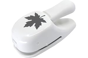 Artoz Perforatrice per carta – Foglia d'acero – 50 mm – Perforatrice per biglietti di auguri, compleanni, Natale, inviti, matrimoni, battesimi e molto altro ancora