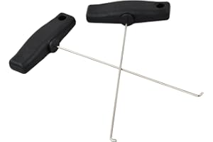 Kioiner 2 Stück Armaturenbrett Ausbauwerkzeug, Ausziehhaken Auszieher Werkzeug Set, Tacho Ausziehhaken für MercedesBenz, Passend für SL R107/R129, Roadster W107, /8 & für Coupe W114/W115