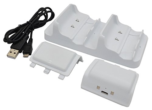 Reytid Xbox One S Slim Dual Wireless Controller Charging Dock