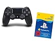PlayStation 4 - Dualshock 4 (schwarz) + PlayStation Plus 12 Monate Bundle