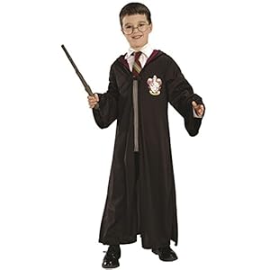 Kit disfraz de Harry Potter para niño, caja con disfraz y accesorios, talla única (5-8 años) Rubie’s 41091