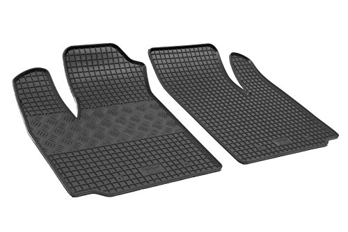 Preisvergleich Produktbild Gummifußmatten passgenau fahrzeugspezifisch Automatten Gummimatten rutschfest Schwarz - RIGUM - RIG0TX99