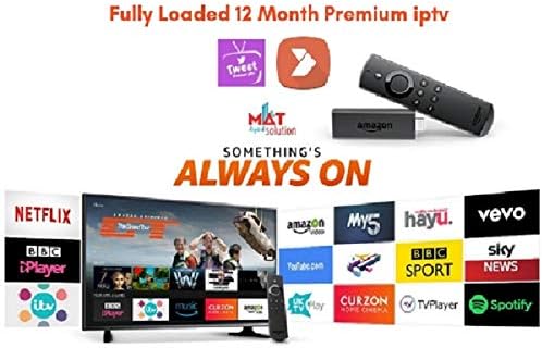 Amazon Fire TV Stick with Alexa Voice Remote (2nd Generation) /Fully Loaded 1Year Premium iptv/Aptoide tv