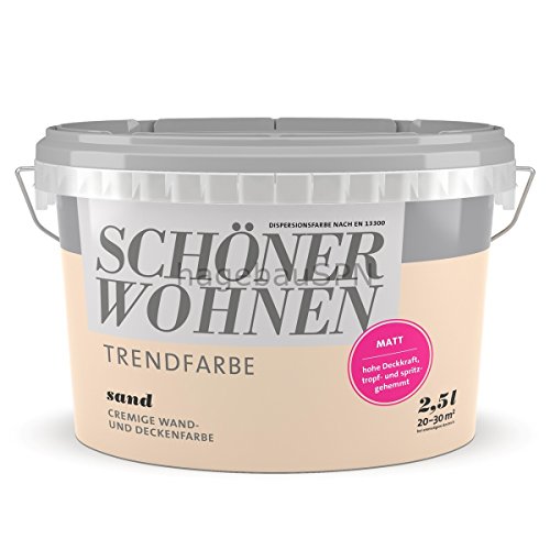 SCHÖNER WOHNEN FARBE Trendfarbe sand, matt 2 l, Sand