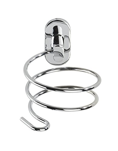 Wenko 22311100 Power-Loc Haartrocknerhalter Puerto Rico – Befestigen ohne bohren, Zinkdruckguss, 10 x 9 x 14 cm, Chrom - 6