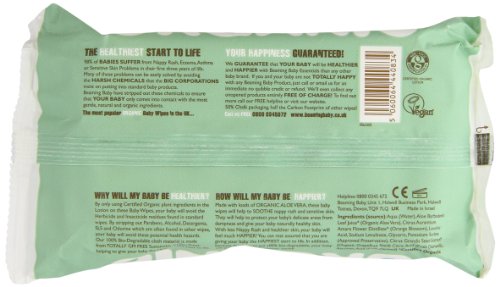 Beaming Baby Fragrance Free Organic Baby Wipes - Case of 12