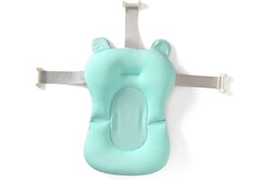 VREPLRSE Baby Bather Enfermería Seguridad Bañera Soporte Mat Netting Portable Travel Comfort Recién Nacido Cojín Accesorio, Sky Blue