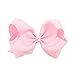 Pengyu 1Pc Cute Baby Girls Large Bow Knot Ribbon Hair Clip Hair Accessories - Pink