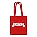Produktbild dress-puntos Baumwolltasche Hamburg Arch Style Germany 20drpt15-bwt00313-30 Textil classicred / Motiv weiss - 42 x 38 cm
