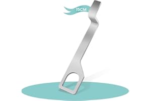 ACIELANNA Supporto per Portellone Posteriore 15cm 304 Acciaio Inox Accessori per VW T4 T5 T6 Accessorio per Bagagliaio e Camper