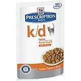HILL'S PRESCRIPTION DIET Bag Cat K / D-Nassfutter Katze Huhn Diäten