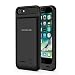 Produktbild Nekteck kompatibel iPhone 8 Plus 7 Plus Batteriefach, 4000mAh iPhone 8 Plus Herbst Externe Schützende Ladegerät Aufladen Herbst Backup Pack Decken Saft Bank Für iPhone 8 Plus und 7 Plus - schwarz