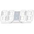 Barstation 3D LED Wall Clock Modern Digital Wall Table Clock Watch Desktop Alarm Clock Nightlight Wall Clock For Home Living Room