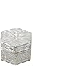 GoldGiftIdeas Silver Plated Shatkon Shape Nakshi Sindoor Box for Wedding, Sindoor Dani for Return Gift, Pooja Items for Home Temple, Kumkum Box/Sindoor Dabbi for Women with Potli Bag