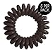 Price comparison product image Magi Hair Bobble Traceless Hair Ring And Bracelet - Brown Invisible Hair Bobble Pack of 5, Pain Free Hair Band, Reduces Split Ends