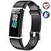 Produktbild AISIRER Fitness Armband mit Pulsmesser Fitness Tracker Wasserdicht IP68 Farbbildschirm Schrittzähler mit 14 Trainingsmodi Vibrationsalarm Anruf SMS Whatsapp Kompatibel mit iOS Android Handy