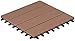 Produktbild EVERFLOOR WPC Terrassen Fliesen Bodenfliese 10er-Set (ca. 0,9 m2), 30 x 30 cm, braun, Hohlprofil