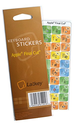 Atajos de Teclado para Apple FinalCut Pro (Hokeys de edición de vídeo Teclado)