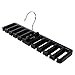 Produktbild Runrain Lagerregal Tie Belt Organizer Space Saver Tops BH drehbare Kleiderbügel Halter (Schwarz)