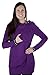 2 in 1 Maternity & Nursing breastfeeding warm Hoodie Top Pullover 3077A (8, Purple)