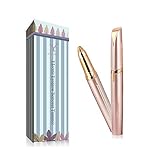 Electric Eyebrow Hair Remover,Women's Painless Brows and Facial Hair Trimmer for Nose, Eyebrow Hair, Battery Not Included