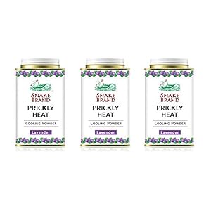 Snake Brand Prickly Heat Cooling Powder Lavender 150g (3 x 150g) - Image 3