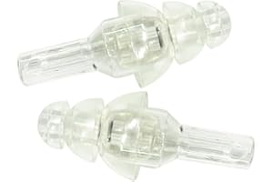 ETYMOTIC RESEARCH Etymotic ER20-SMF-C High Fidelity Reusable Earplugs [Clamshell Box] Ultra-Comfortable Hearing Protection for Concerts, Festivals, Sports Events, -20dB even volume reduction, Frost Tip Standard SIze