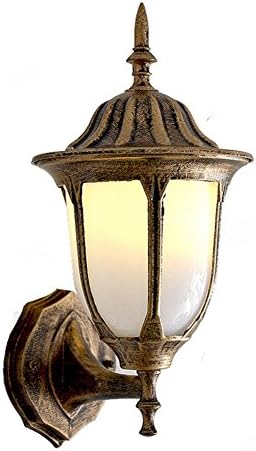 YMXJB European Style Retro Outdoor Wall Lamp LED Acrylic Corridor Waterproof Wall Light Garden Lights