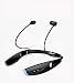 Produktbild Bluetooth Kopfhörer, Zelot H1 Bluetooth Bluetooth Sport Ohrhörer Nackenbügel Headset In-Ear CVC6.0 Noise Cancellation für Sport Lauf Gym Übung (Schwarz)