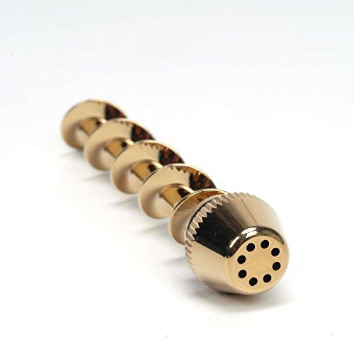 VOSO Gold Twisty Glass Tube Blunt Vaporizer Pen Kit for Dry Herb with Box - 5