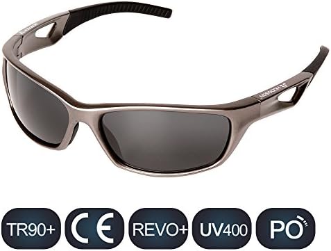 HODGSON Sports Polarized Sunglasses for Men or Women, UV400 Protection (C5)