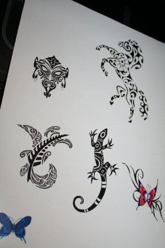 Laserdrucker Tattoo Transferfolien 5 A4 - 3