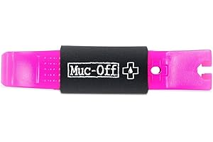 Muc-Off Rim Stix - Paire de Leviers Démonte-Pneu de Vélo - Démonte-Pneus - Réparation Crevaison Facile - Plastique Ergonomique pour Utilisation Facile sans Abîmer Pneus et Jantes - Rose