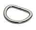 Produktbild HEAVYTOOL D-Ring 50mm x 6mm Geschweißt Edelstahl AISI 316 (V4A) [5 Stück]