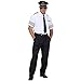 Produktbild Kapitän Kostüm Set Piloten Anzug 48 S Pilot Hemd Mütze Krawatte Pilotenkostüm Karnevalskostüme Herren Sexy Junggesellenabschied Fliegerkostüm JGA Striptease Uniform