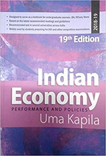 Indian Economy: Performance and Policies, 2018-19 RS.594 (82.00% Off) - Amazon