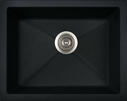 Preisvergleich Produktbild Rieber Einbauspüle One nero, schlag- und kratzfest, langlebig