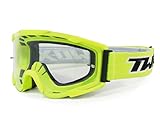TWO-X BOMB Crossbrille MX Brille neon gelb Motocross Enduro Klarglas