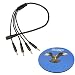 Produktbild HQRP 1,35 mm / 3,5 mm 4-Wege DC Splitter Kabel für IP CCTV Kamera Foscam FI8907 / FI8608 / FI8918 / Fl8905 / FI8910 plus HQRP Untersetzer