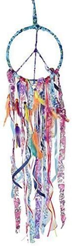 Handmade Custom Boho Chic Kids Dreamcatcher N - Multicoloured Ribbons Dream Catcher Mobile - Nursery/Room - Bohemian Wall Decor - Baby Shower Gift